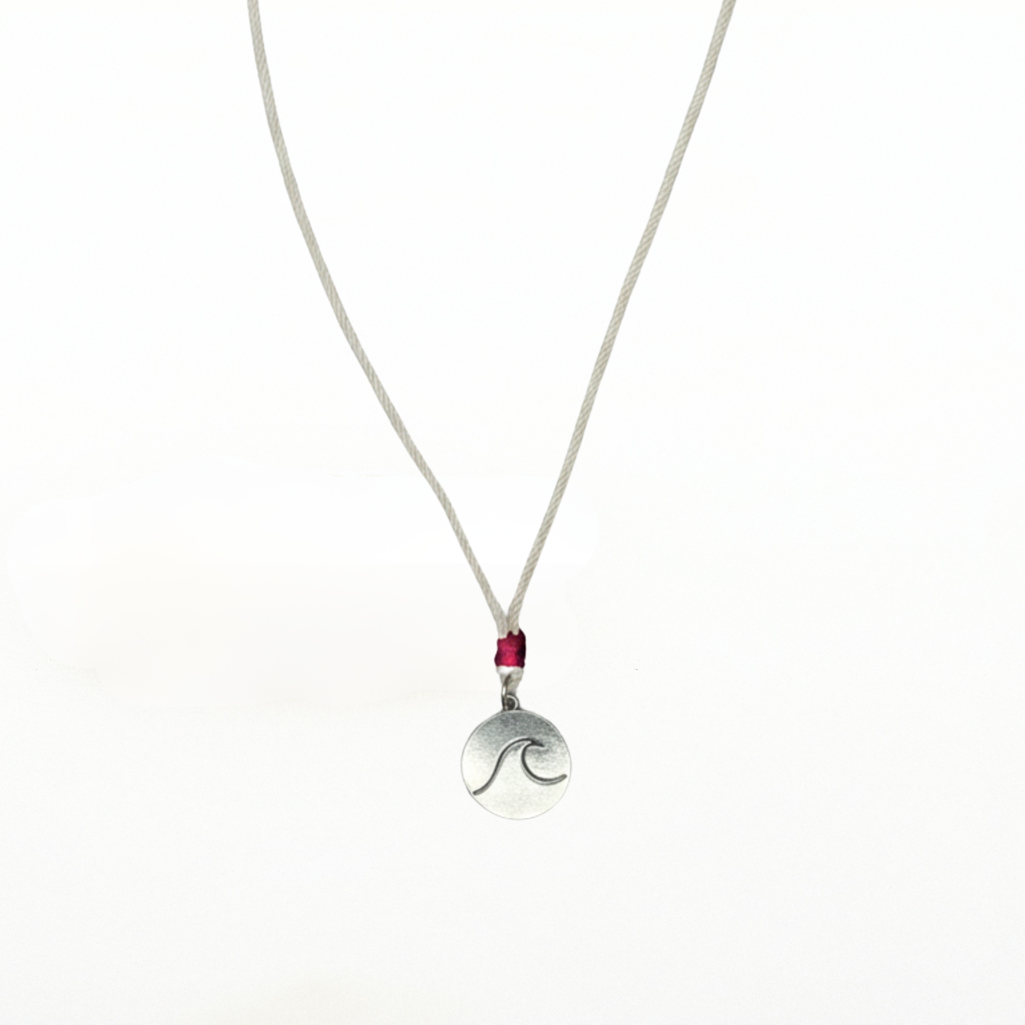 Wave Spirit Necklace (White)