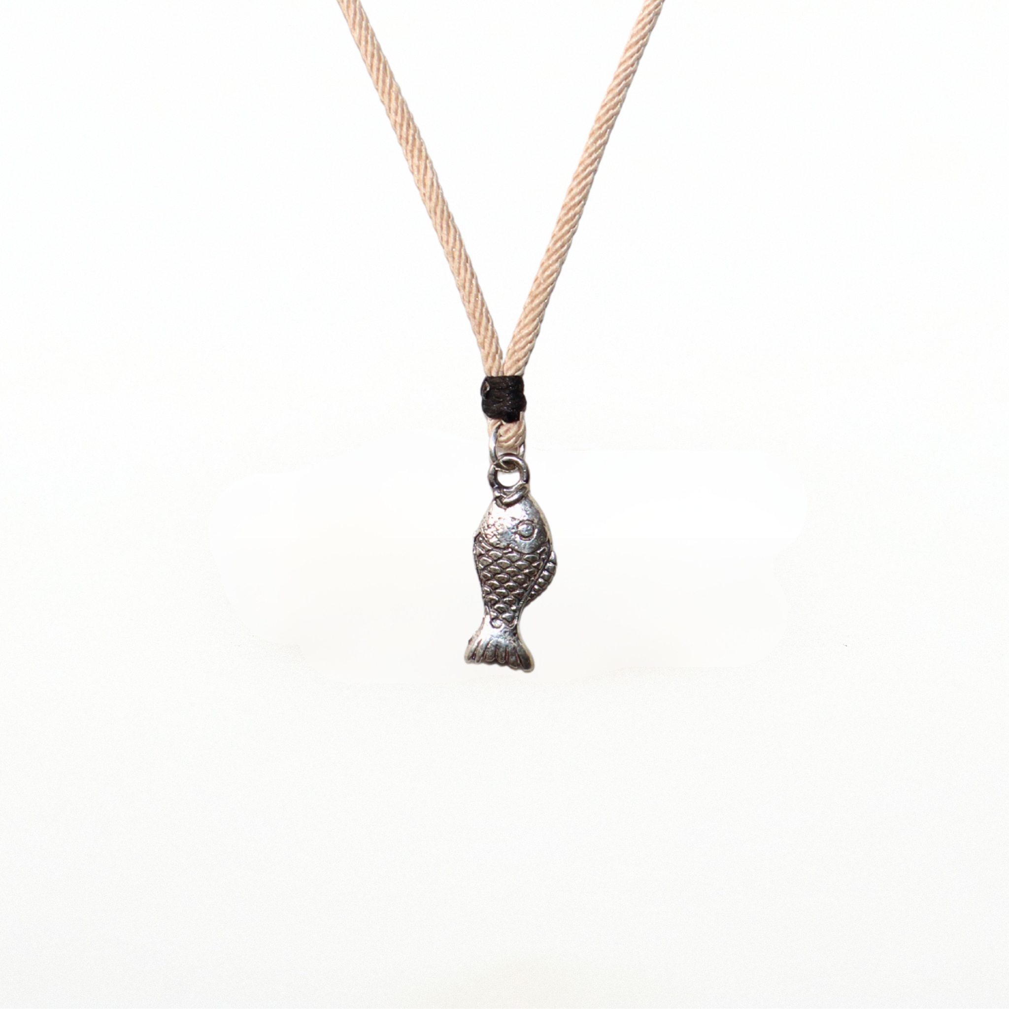 Lucky Catch Necklace  - Black