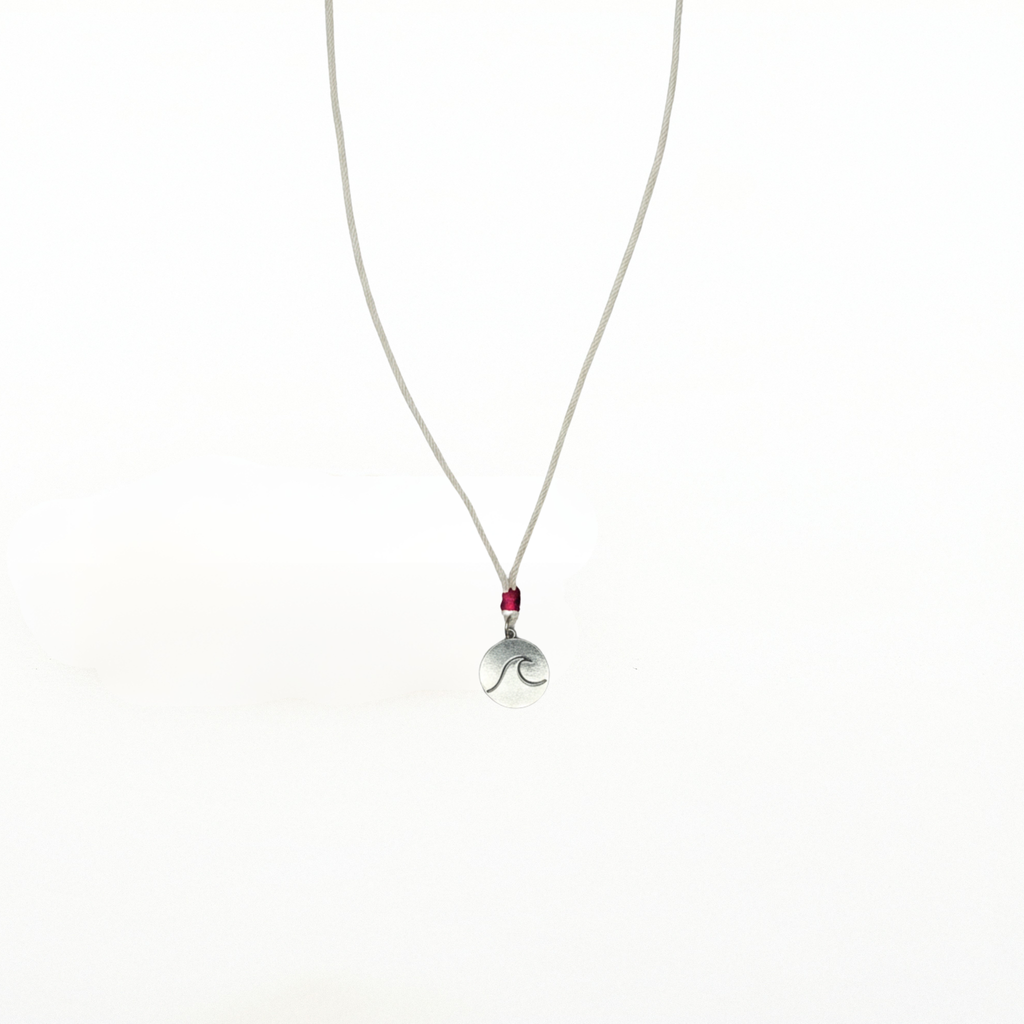 Wave Spirit Necklace (White)