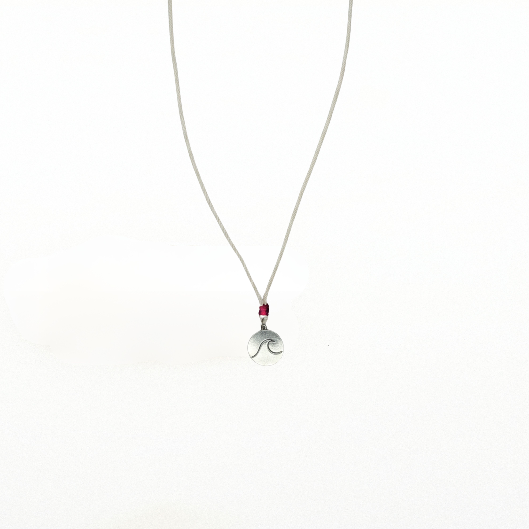 Wave Spirit Necklace (White)