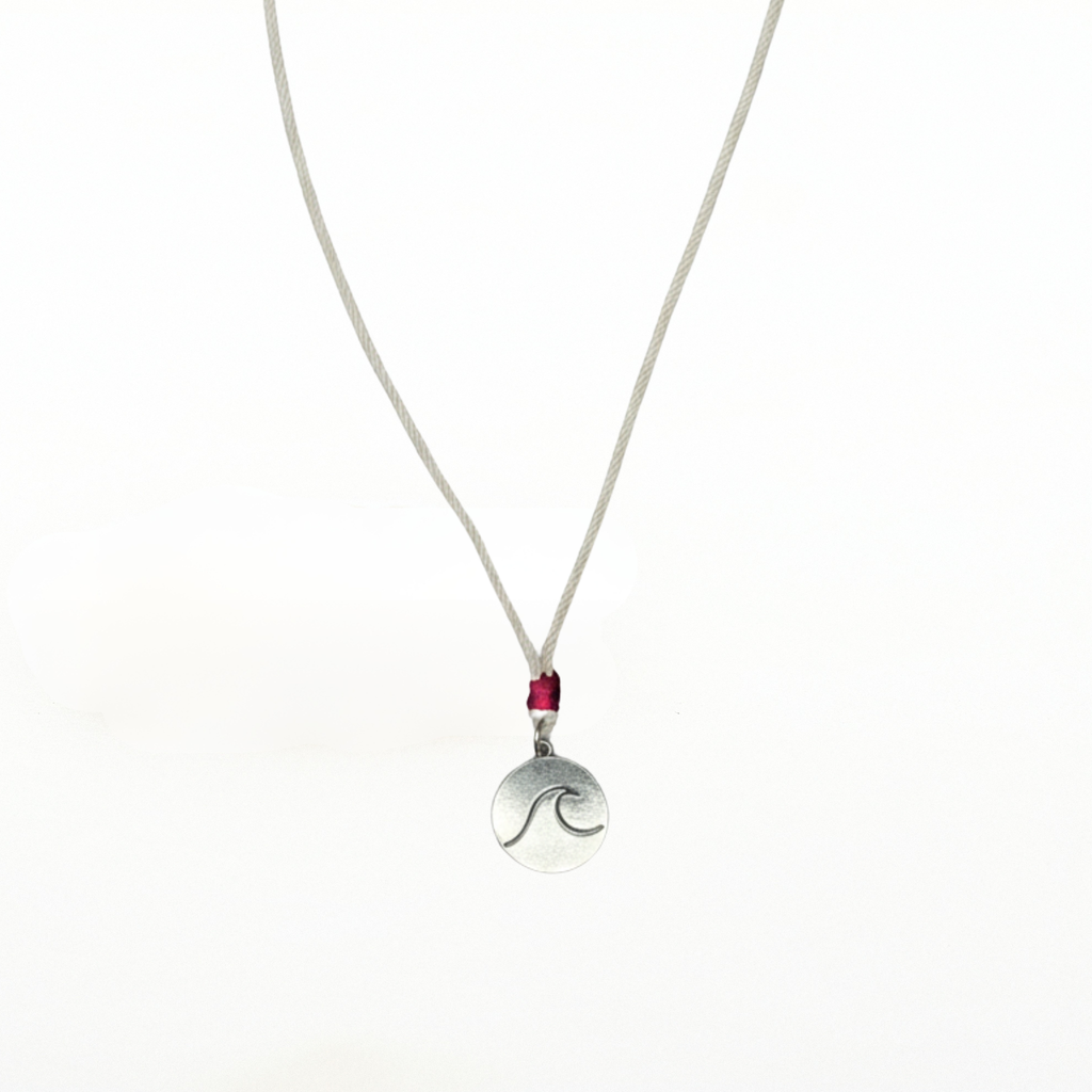 Wave Spirit Necklace (White)
