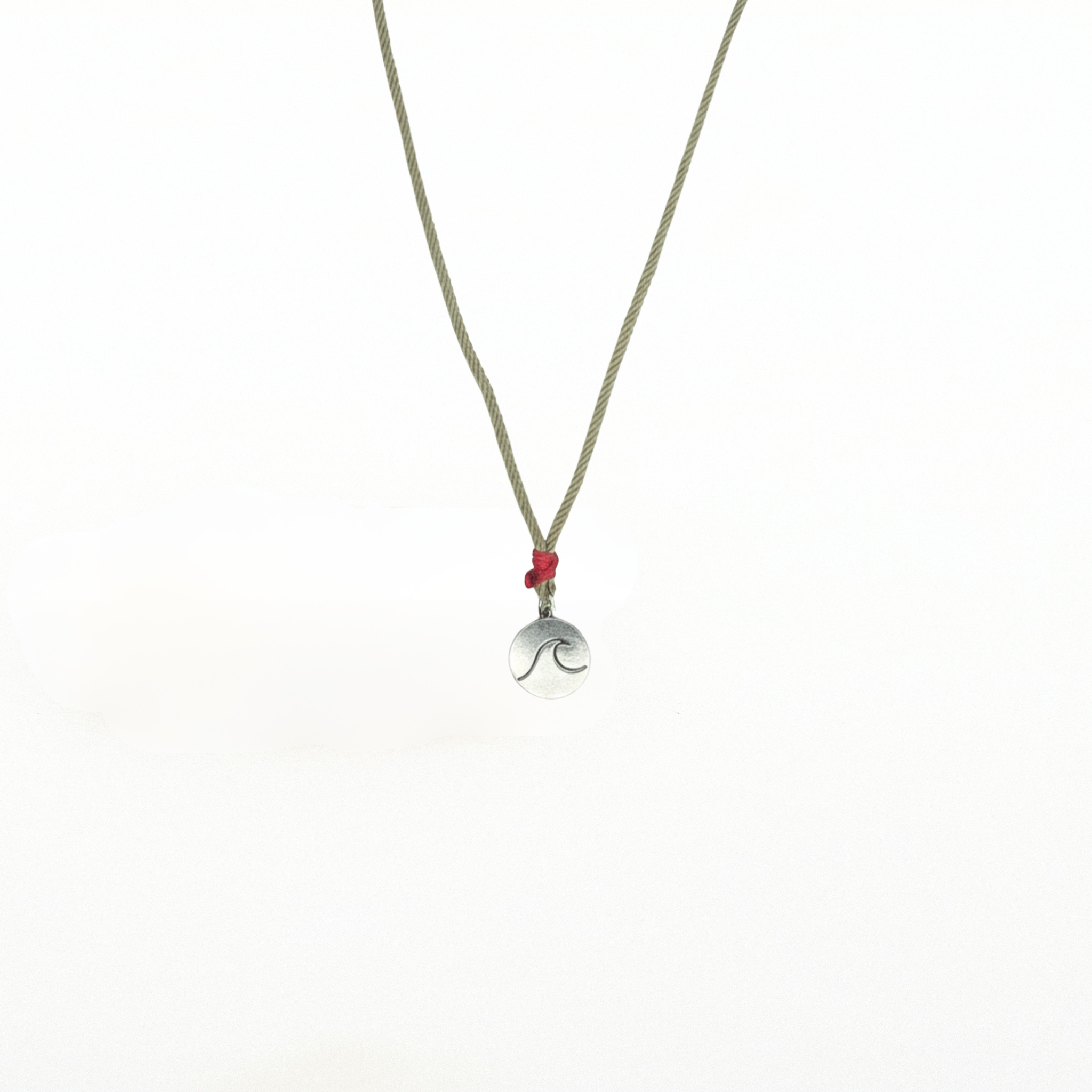 Wave Spirit Necklace ( Olive)