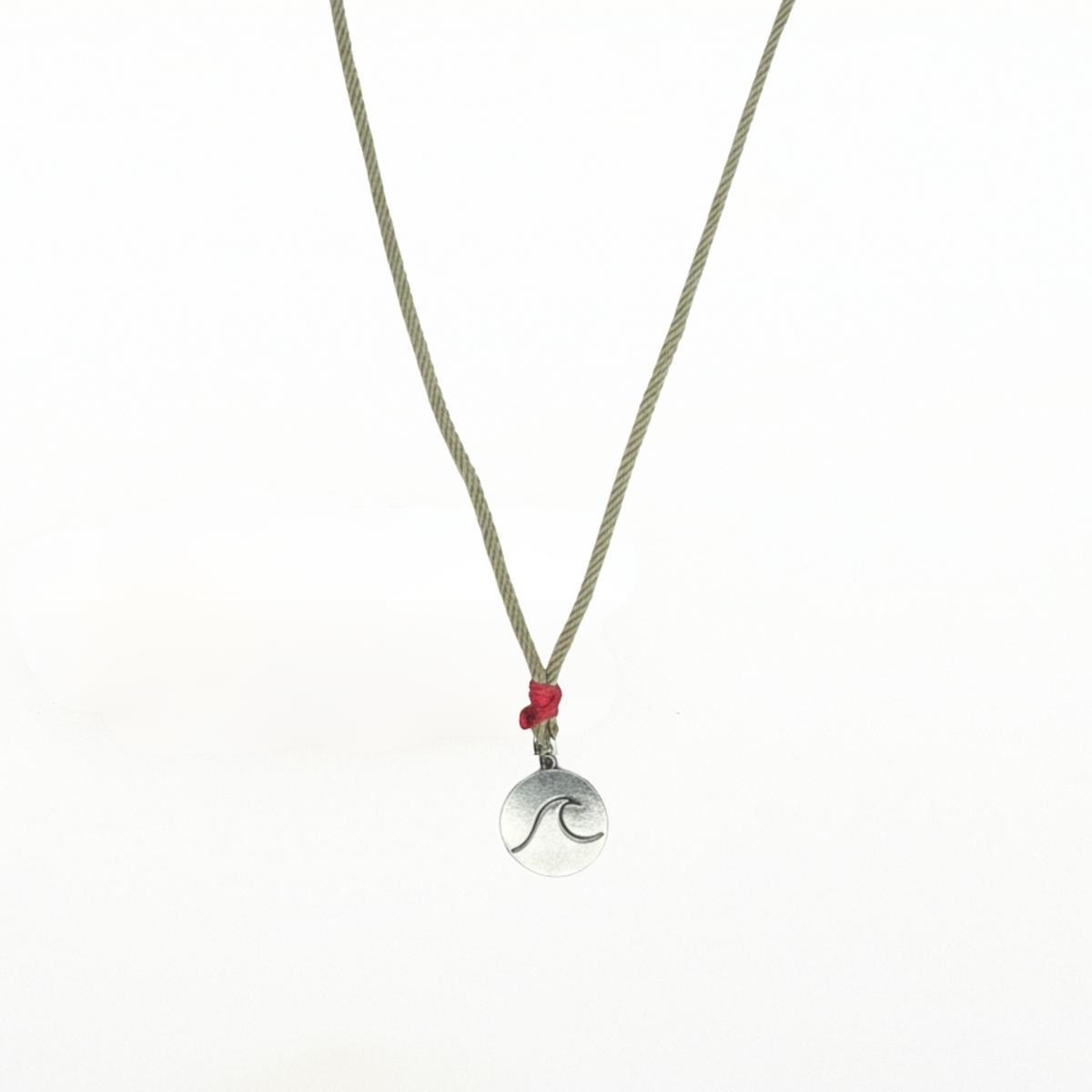 Wave Spirit Necklace ( Olive)
