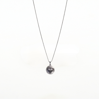 White Night Eye Necklace