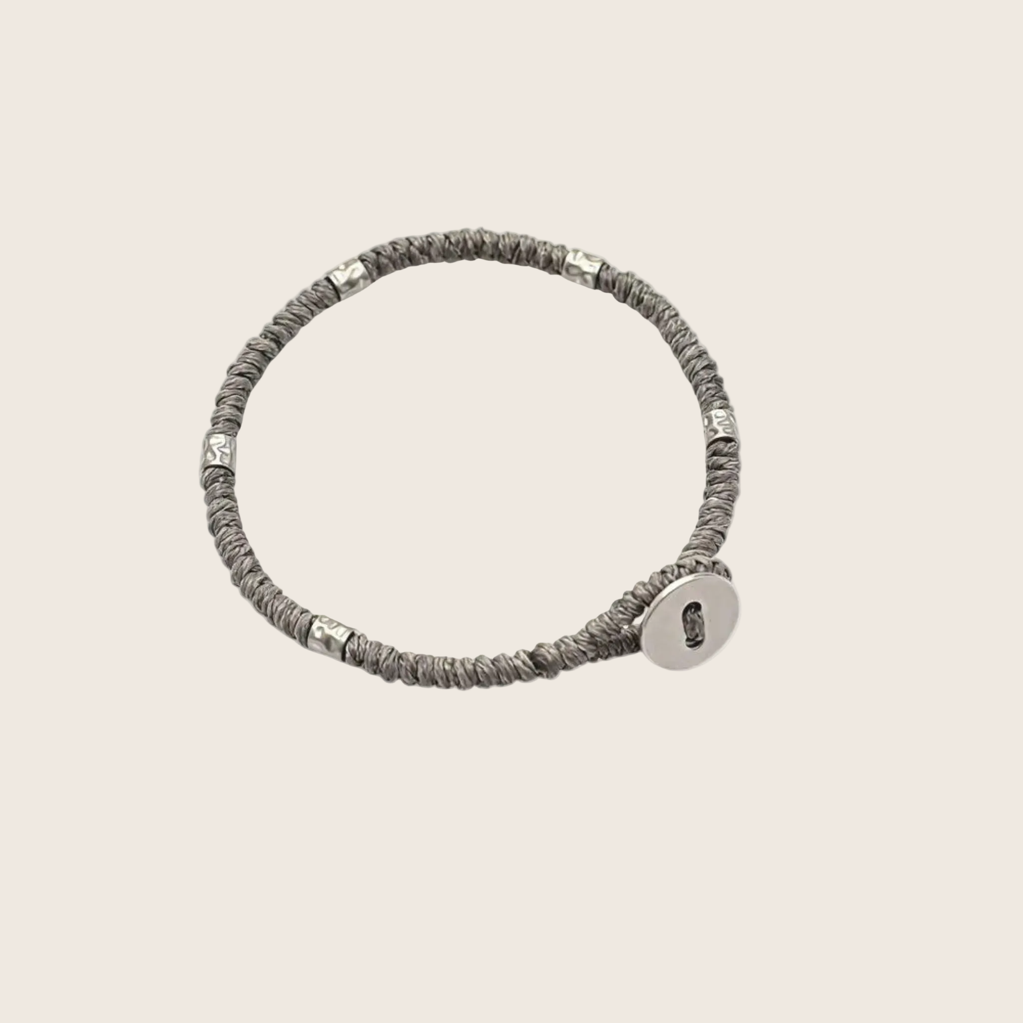 Coastline Cord צמיד – Gray